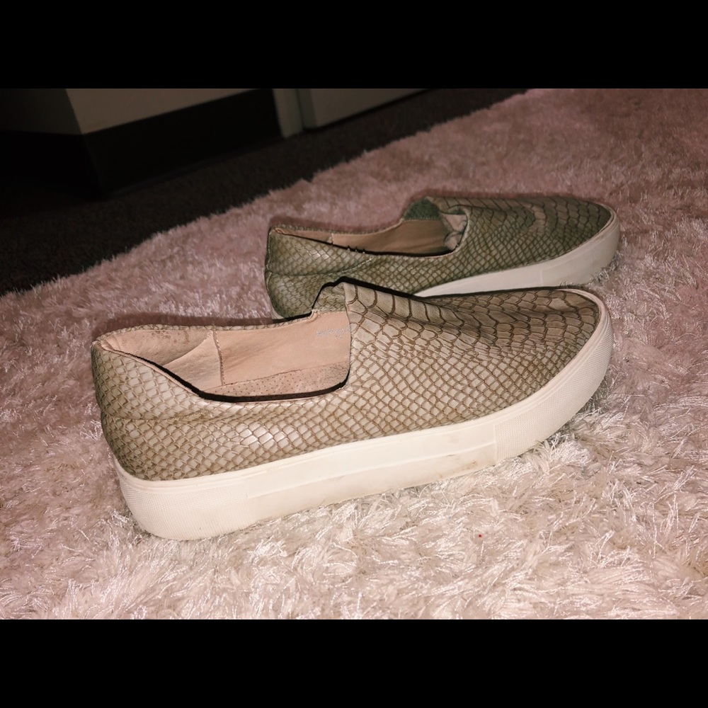 Snakeskin Slip On